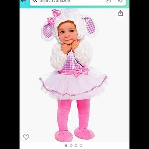 Toddler girls lamb costume